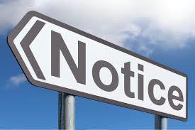 NOTICE: