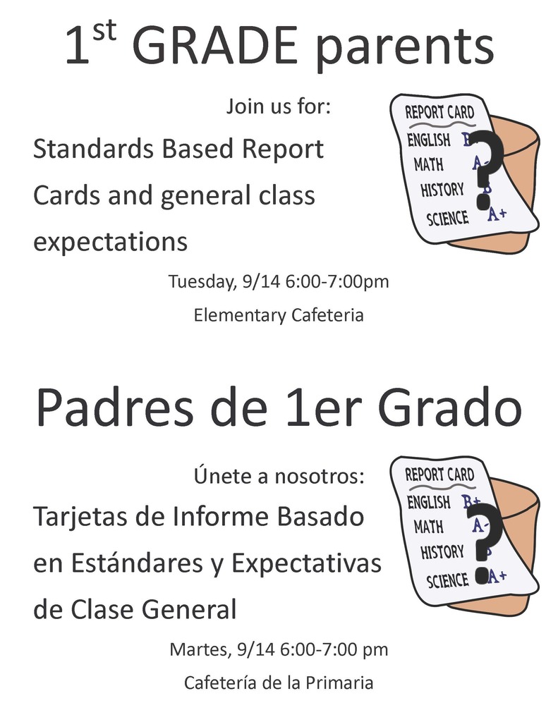 First Grade Parent Night